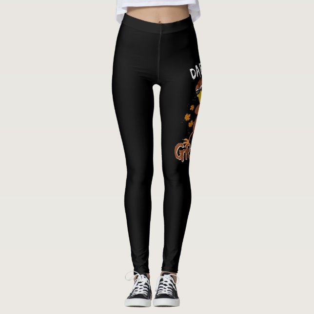 Funny Thanksgiving Dab On That Gravy Dabbing Leggings (Vorderseite)