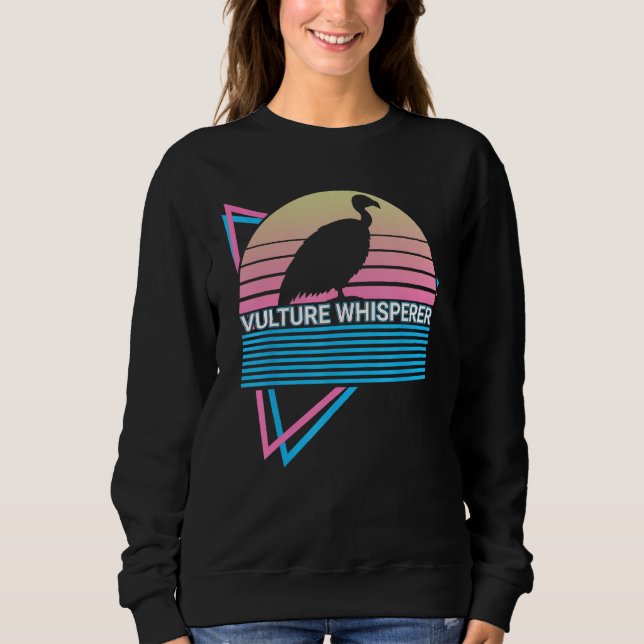 Funny Thanksgiving Day Vulture Retro Vulture Whisp Sweatshirt (Vorderseite)