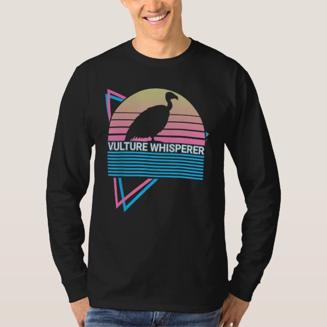 Funny Thanksgiving Day Vulture Retro Vulture Whisp T-Shirt (Vorderseite)