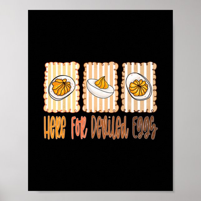 Funny Thanksgiving Dinner You Know Why I'm Here De Poster (Vorne)