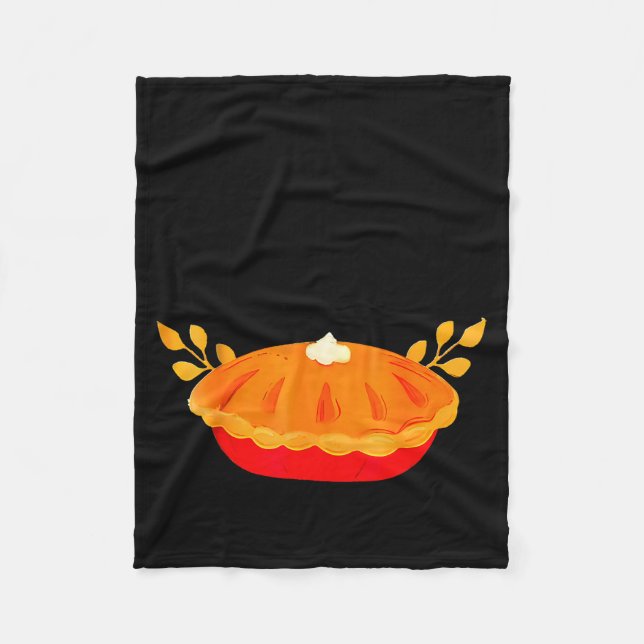 Funny Thanksgiving Go Ahead Bake My Day Men Women  Fleecedecke (Vorderseite)