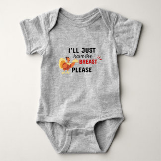 Funny Thanksgiving Holiday Baby Bodysuit Humor  Strampler