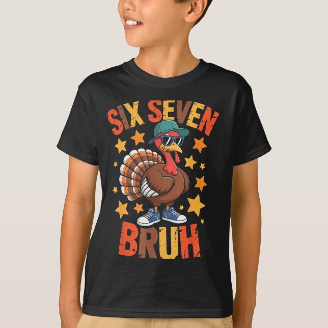 Funny Thanksgiving Turkey 67 Bruh Fall Farm Men Wo T-Shirt (Vorderseite)