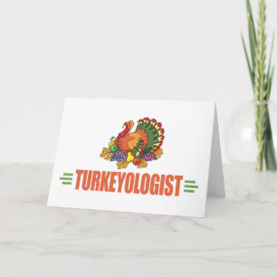 Funny Thanksgiving Turkey Feiertagskarte