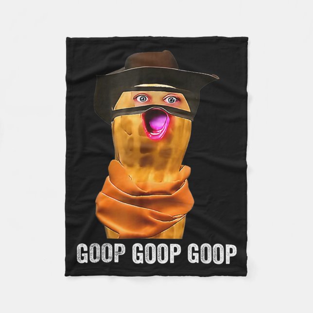 Funny The Burnt Peanut Goop Bungulator  Fleecedecke (Vorderseite)
