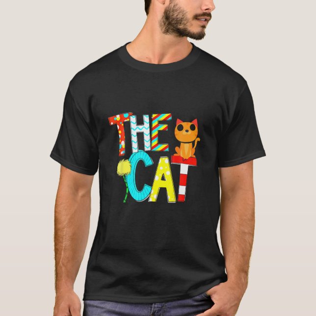 Funny the Cat St Patrick's Day T-Shirt (Vorderseite)