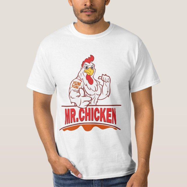 Funny The Ghost & Mr. Chicken T-Shirt (Vorderseite)