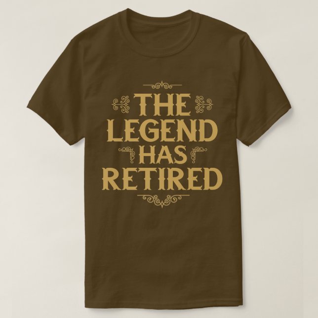 Funny the Legend hat wieder Geschenke für Männer F T-Shirt (Design vorne)