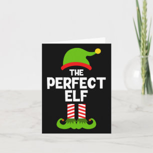 Funny The Perfect Elf Weihnachtsfamilie Party Paja Karte