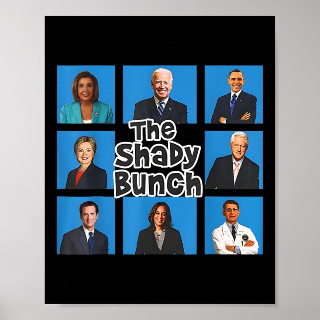 Funny The Shady Bunch 2024 Poster (Vorne)