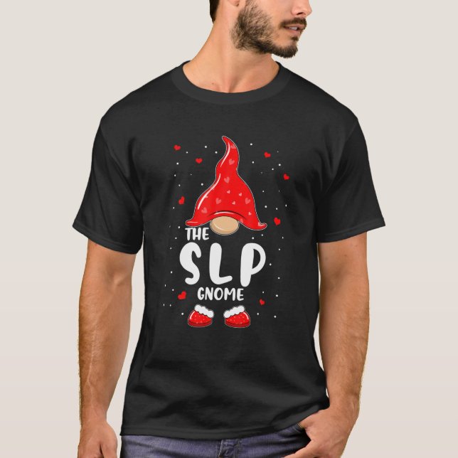Funny the SLP Gnome Speech Pathologe Va T-Shirt (Vorderseite)