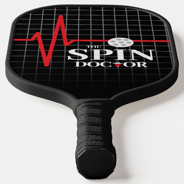 Funny the Spin Doctor Spritze Heartbeat Chart Pickleball Schläger (Ablage )