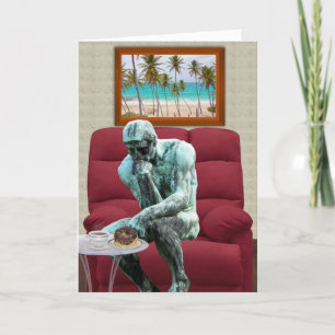Funny Thinker Denken Sie an Sie Karte