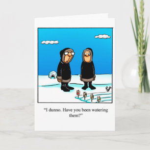 Funny "Thinking you" Grußkarte Spaß Karte