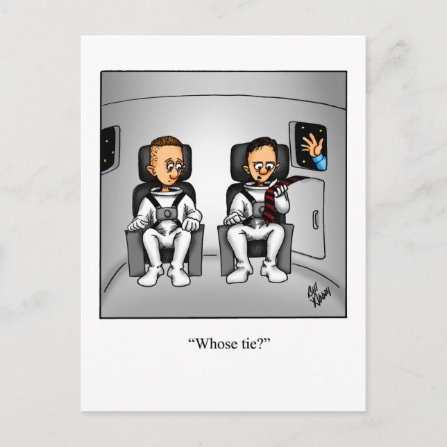 Funny Thinking you Postcard Postkarte (Vorderseite)