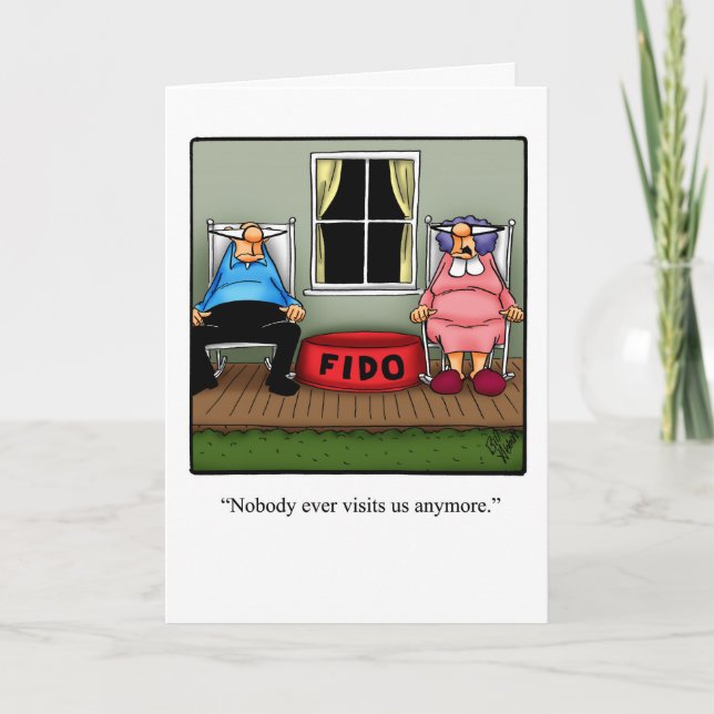 Funny Thinking your Greeting Card Karte (Vorderseite)
