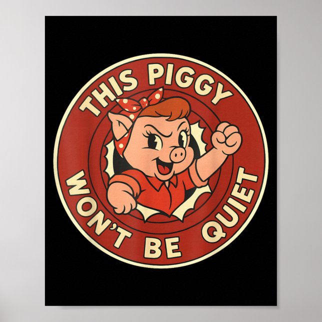 Funny This Ggy Won't Be Quiet  Poster (Vorne)