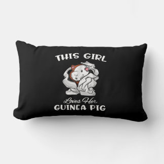 Funny this Girl Lieben ihre Guinea Pig Niedliches  Lendenkissen