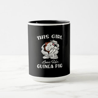 Funny this Girl Lieben ihre Guinea Pig Niedliches  Tasse