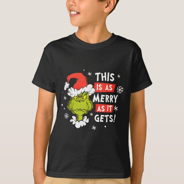 Funny This Is As Merry As It Gets Christmas, Sarca T-Shirt (Vorderseite)