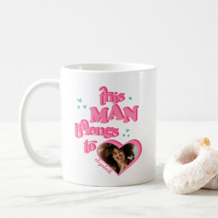 Funny This Man gehört zum GF Heart Foto T - Shirt Kaffeetasse