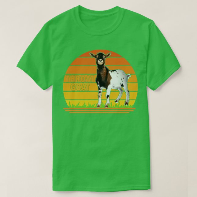 Funny Throat Goat Lover T-Shirt (Design vorne)