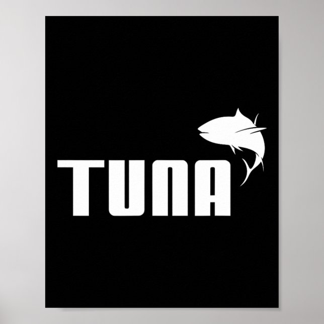 Funny Thunfisch Roter Thun Tiefseefischerei Gesche Poster (Vorne)