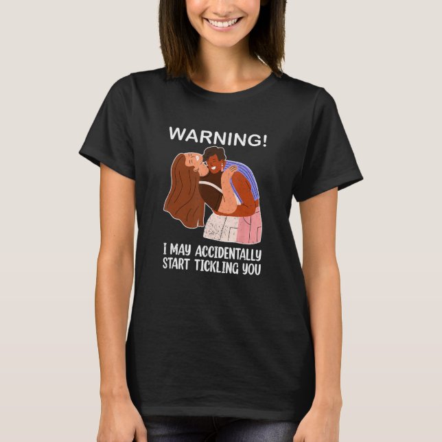 Funny Tickling Camp Tickle Endurance Laughing Coup T-Shirt (Vorderseite)