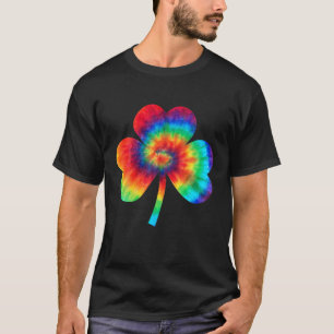 Funny Tie Dye Shamrock St. Patrick's Day Men Women T-Shirt