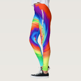 Funny TieDye No Rainbows wurden gequält ... Leggings