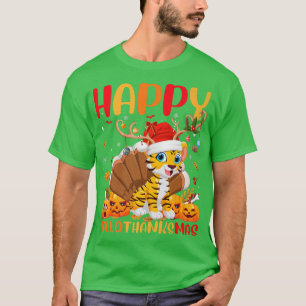 Funny Tiger Animal Lover Happy Tiger HelloDankeMa T-Shirt