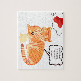 Funny Tiger & Bunny Dilemma - Süße Tier Comic De Puzzle