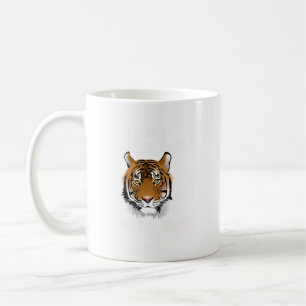 Funny Tiger Geschenk ich einfach wirklich wie Tige Kaffeetasse