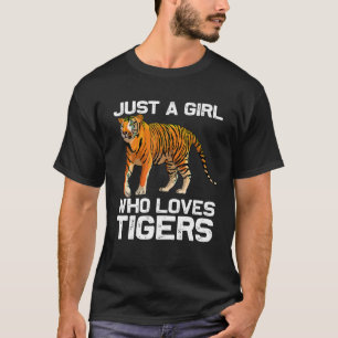 Funny Tiger Girl I art for Women Mama Lover Ani T-Shirt