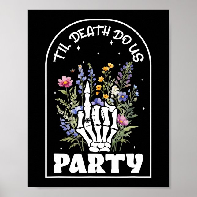 Funny Til' Death Do Uns Junggeselinnen-Abschied Br Poster (Vorne)