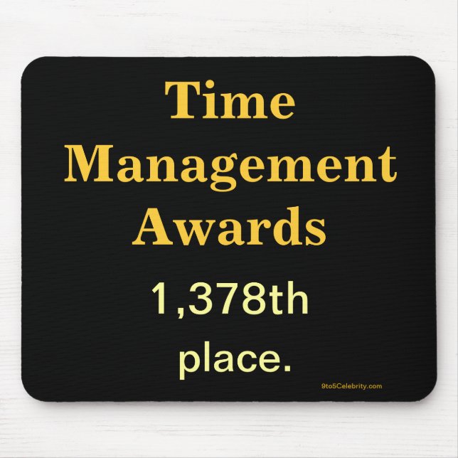 Funny Time Management Jojo Mousepad (Vorne)