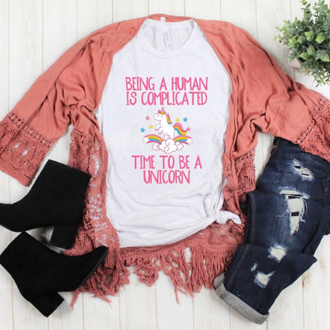 Funny Time to Be a Unicorn T-Shirt (Von Creator hochgeladen)