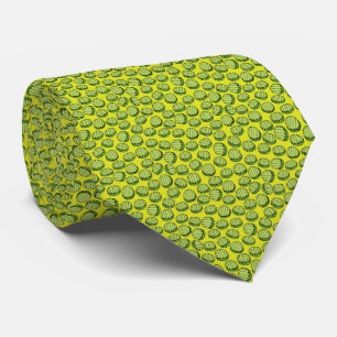 Funny Tiny Pickle Slices Pattern Novelty Krawatte
