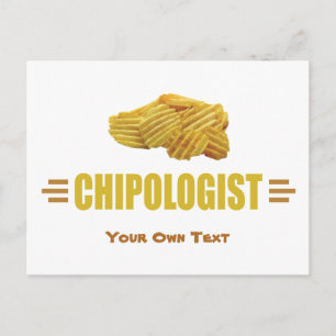 Funny Title for a Potato Chips Lover Postkarte
