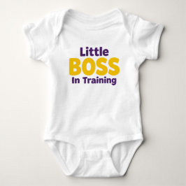 Funny Toddler Boss Cute Infant Phrase Baby Strampler