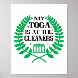 Funny Toga Party Griechische Feier Uni Frat Th Poster
