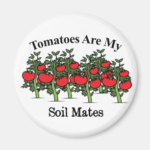 Funny Tomaten sind meine Bodenmatten Magnet