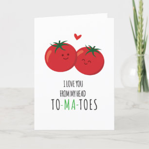 Funny Tomato Valentinstag Romantische Karte