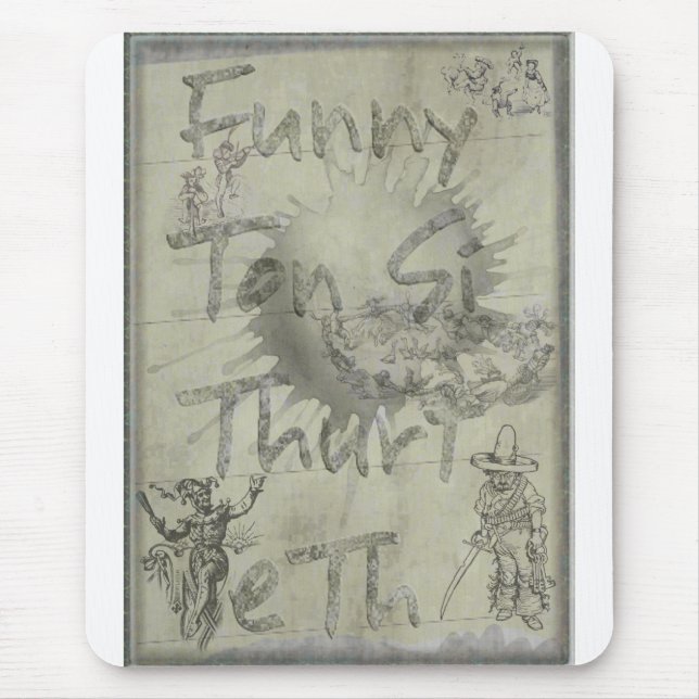 Funny Ton si thurt Eth Mousepad (Vorne)