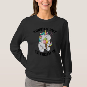 Funny Tonsil Operation für Tonsillectomy Unicorn G T-Shirt