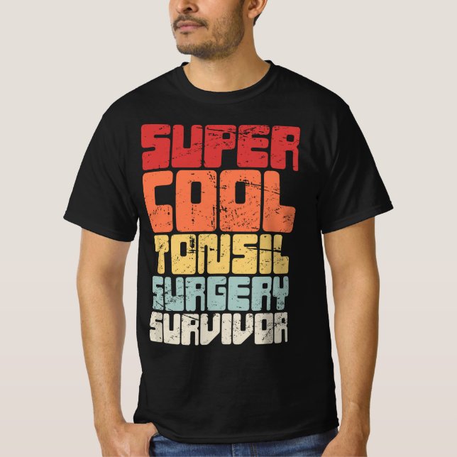 Funny Tonsil Removal Present - Retro Tonsil Surger T-Shirt (Vorderseite)