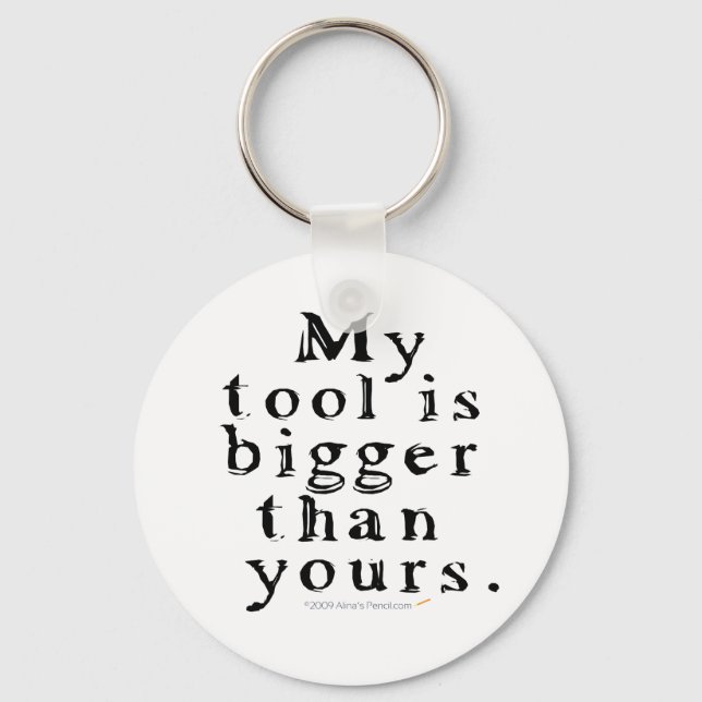 Funny Tool Lovers Big Tool Woodturning Woodworking Schlüsselanhänger (Vorderseite)