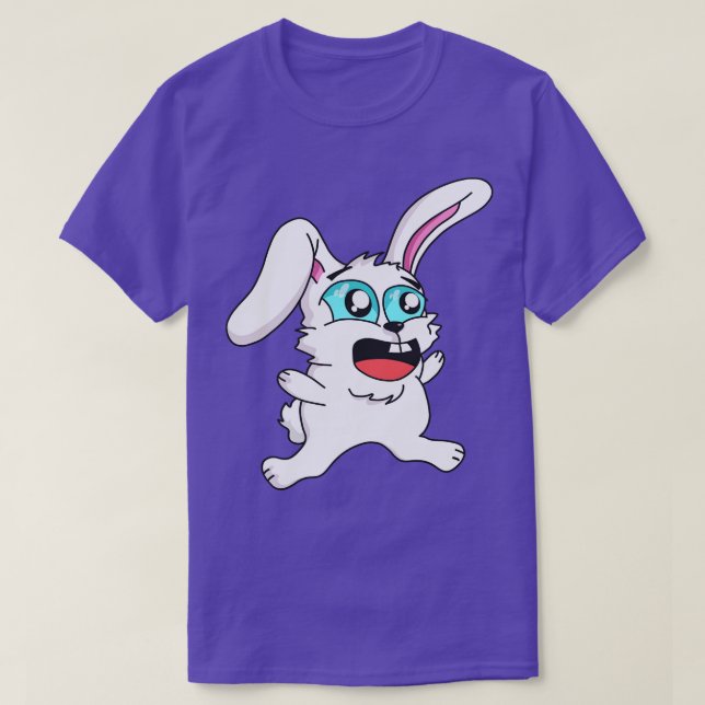 Funny toon Bunny Niedlich Rabbit T-Shirt (Design vorne)