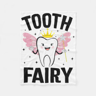 Funny Tooth Fee Halloween Kostüm für Frauen Kinder Fleecedecke