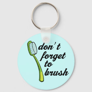 Funny Toothbrush Dentist Keychain Schlüsselanhänger